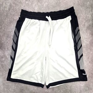 Spalding Black and White Athletic Basketball Shorts